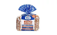 Natural Ovens Keto-friendly 8- and 12-pack hot dog buns
