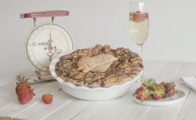 Grand Traverse Pie Company Strawberry Champagne Pie, for Mothers Day