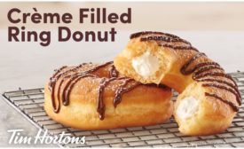Tim Hortons Crème Filled Ring Donut