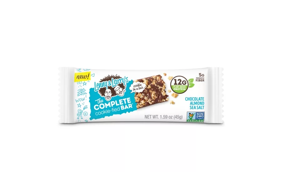 Lenny & Larry Complete Cookie-fied Bar, made with plant protein