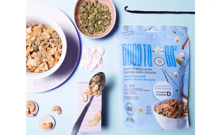 GOOD TO GO launches grain-free granola