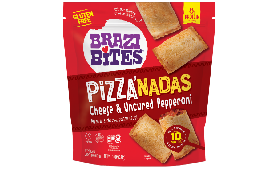 Brazi Bites Pizzanadas, an upgrade from traditional frozen pizza bites