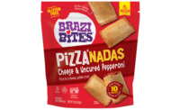 Brazi Bites Pizzanadas, an upgrade from traditional frozen pizza bites