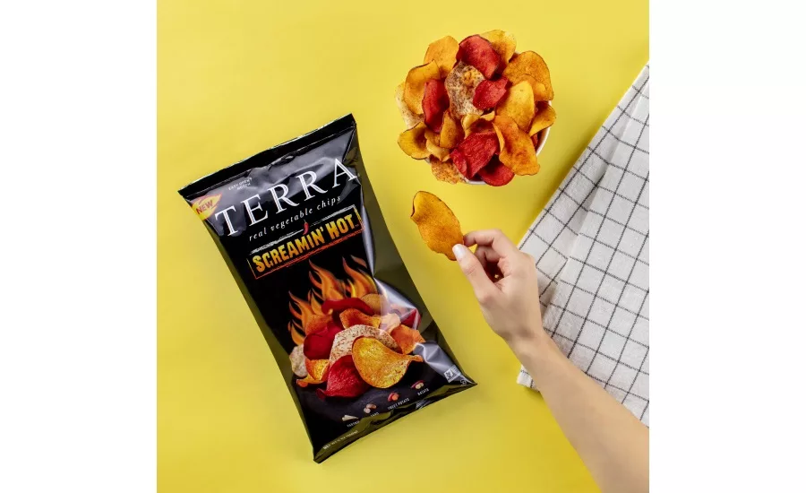 TERRA Chips launches three new flavors: Sour Cream & Onion, Sea Salt & Vinegar, and Screamin Hot