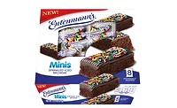 Entenmanns Minis Sprinkled Iced Brownies Entenmanns Minis Sprinkled Iced Brownies