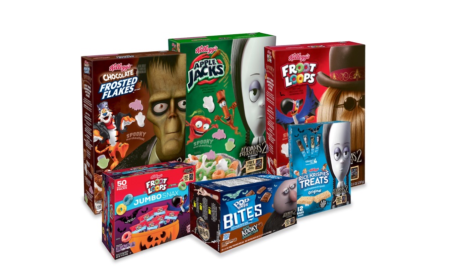 Kellogg releases The Addams Family 2-inspired cereals and snacks just in time for Halloween