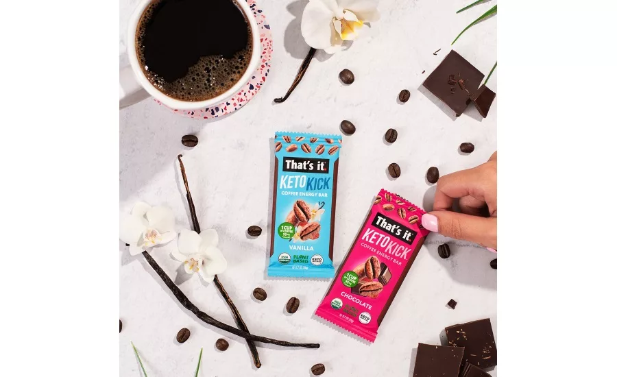 Thats it. Keto Kick plant-based coffee energy bars