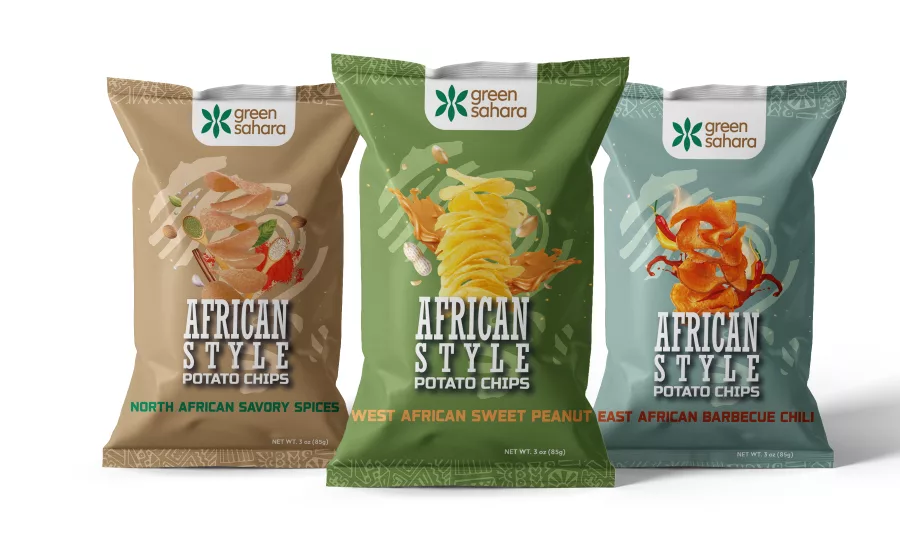 Green Sahara debuts potato chips with African spices