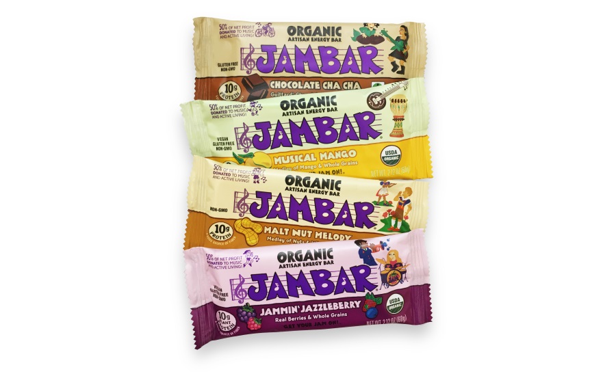 JAMBAR debuts Organic Energy Bars