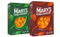 Mary's Gone Crackers debuts plant-based cheese-flavored crackers