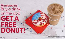 Tim Hortons debuts Independence Day Donut for 4th of July
