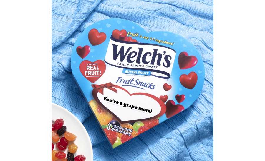 Welch’s Fruit Snacks releases Mother’s Day Custom Heart-Shaped Box 