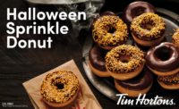 Tim Hortons Halloween Sprinkle Donut