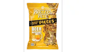 Pretzel Pete Beer Mustard Seasoned Pretzel Pieces