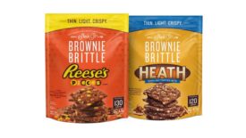 Sheila G's Brownie Brittle releases Reese's Pieces and Heath Toffee flavors