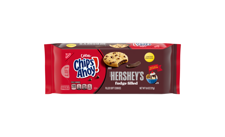 CHIPS Ahoy! Fudge Filled Cookies with HERSHEY'S