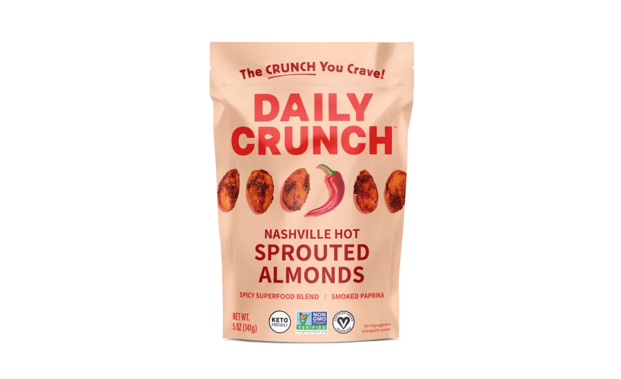 Daily Crunch Nashville Hot Sprout Almonds