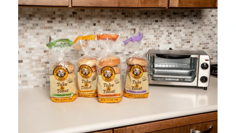 Einstein Bros. Bagels Take & Toast line of at-home bagels