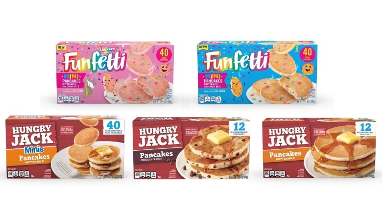Funfetti and Hungry Jack frozen pancakes