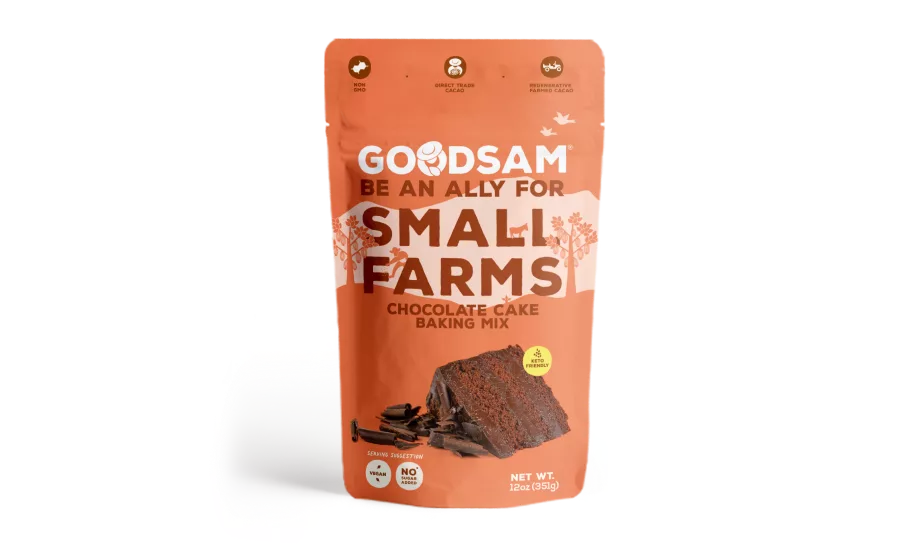 GoodSam Baking Mixes vegan chocolate cake
