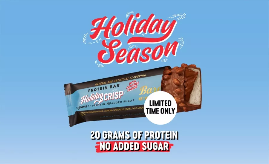 Barebells limited-edition Holiday Crisp flavor