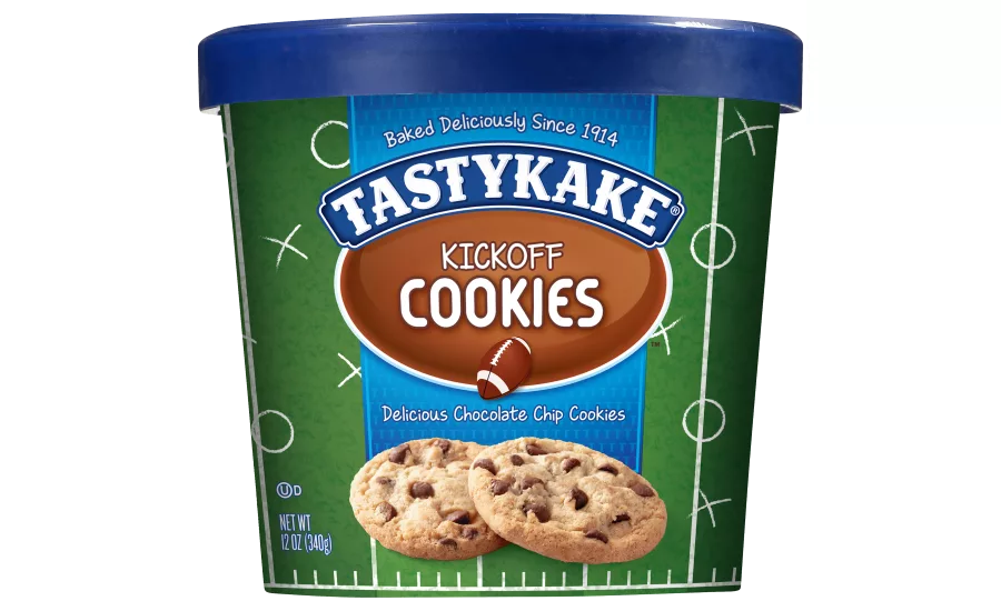 Tastykake football-themed bakery products