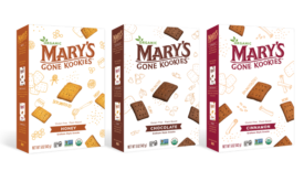 Mary's Gone Crackers introduces Mary's Gone Kookies, expands gluten-free brand