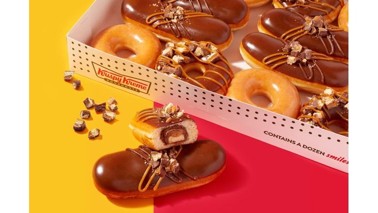 Krispy Kreme TWIX doughnuts