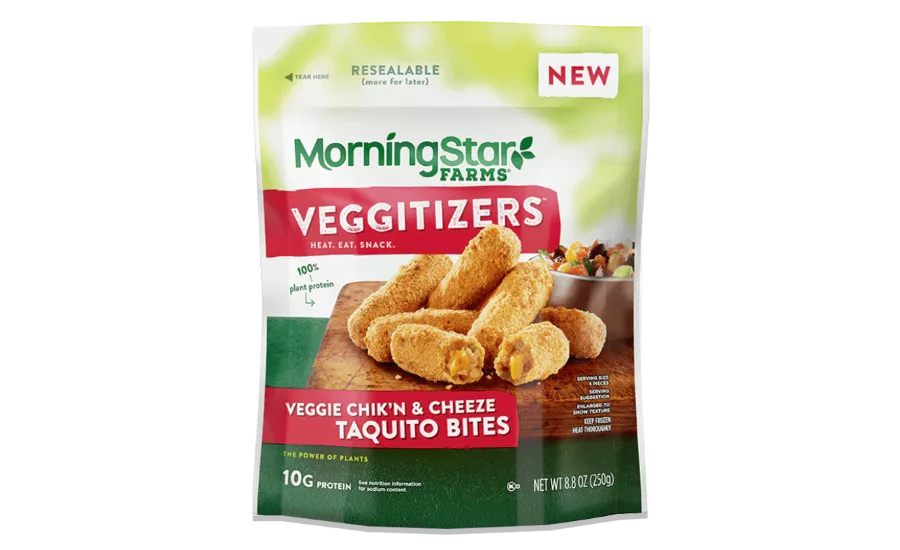 MorningStar Farms Veggitizers: Veggie Chorizo Nacho Bites and Veggie Chik'n and Cheeze Taquito Bites