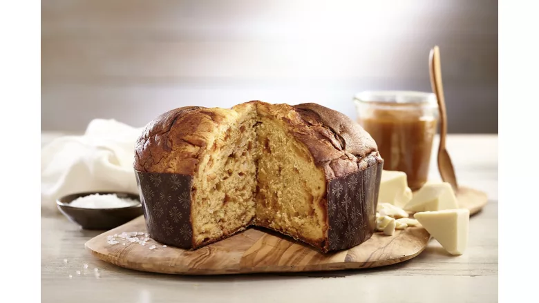 Bindi Desserts Limoncello Panettone, Salted Caramel & White Chocolate Panettone, and Triple Chocolate Panettone