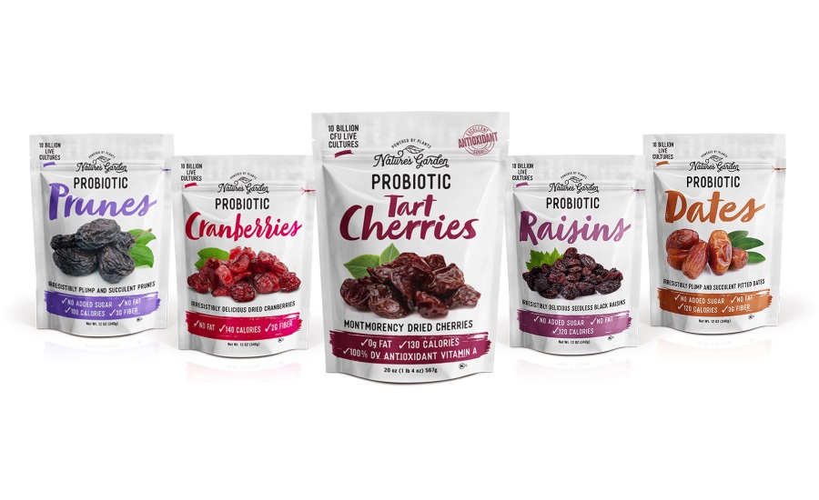 Natures Garden expands line of probiotic-enhanced dried fruits