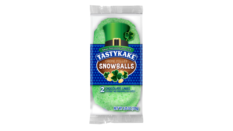 Tastykake St. Patrick's Day Snowballs