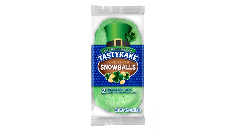 Tastykake St. Patrick's Day Snowballs
