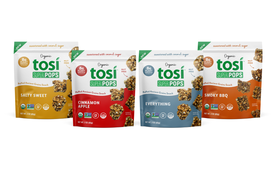 Tosi SuperPops plant-based snack
