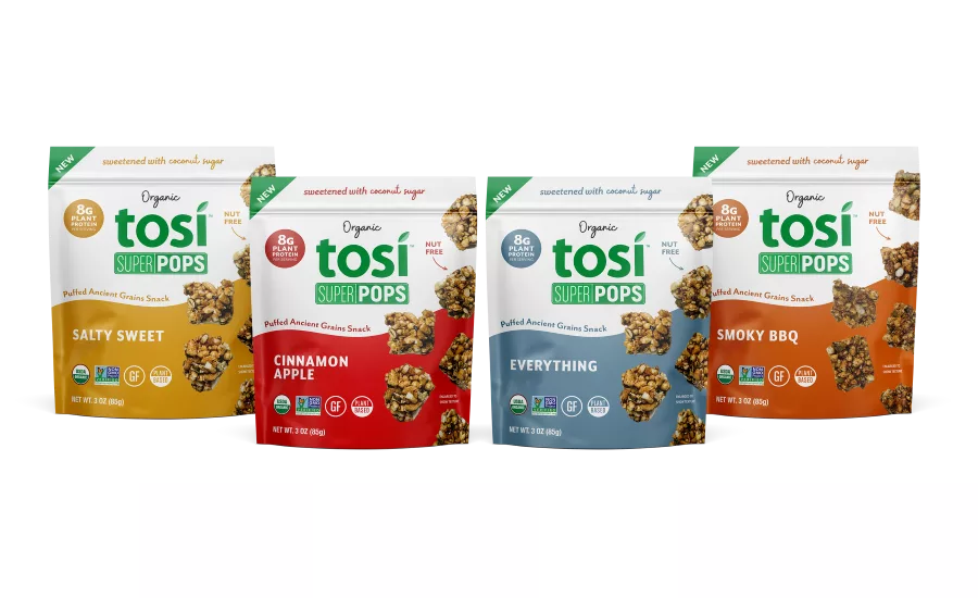 Tosi SuperPops plant-based snack