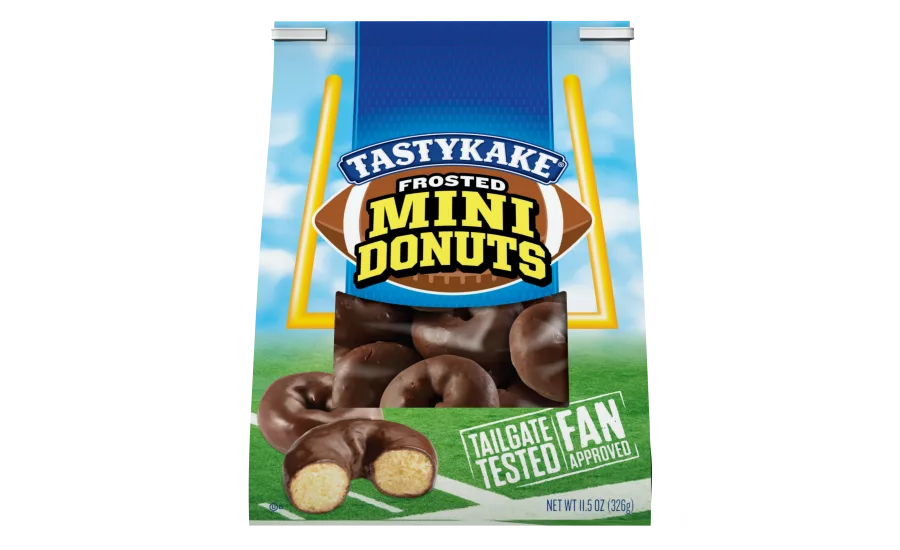 Tastykake football-themed bakery products