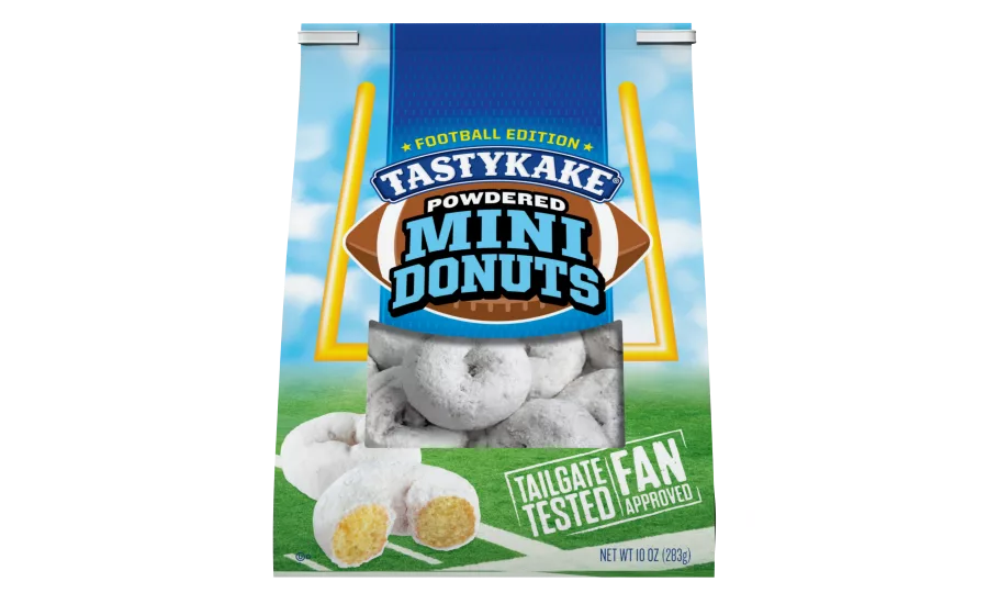 Tastykake football-themed bakery products