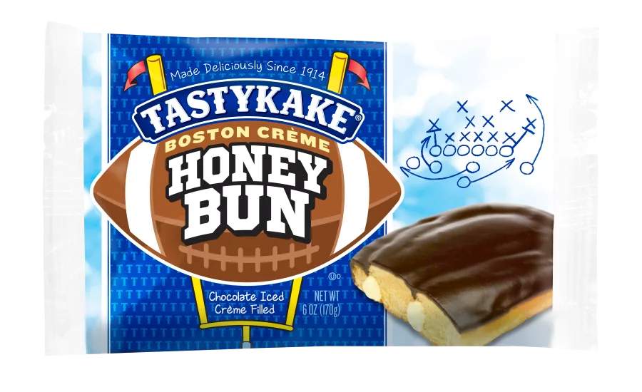 Tastykake football-themed bakery products