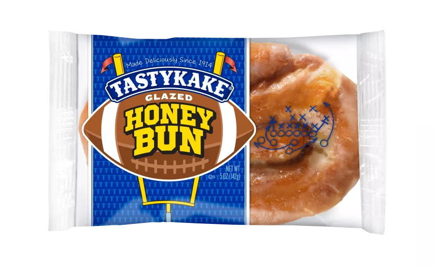 Tastykake football-themed bakery products
