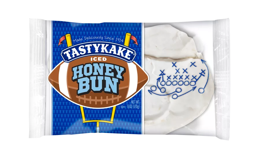 Tastykake football-themed bakery products