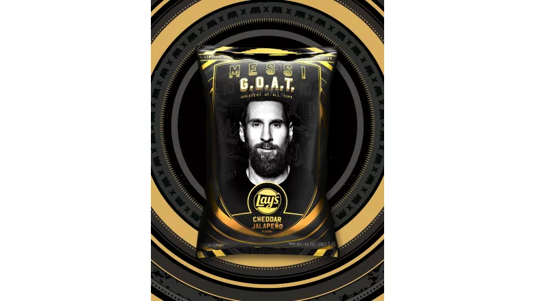 Soccer's G.O.A.T. debuts limited-edition Lay's G.O.A.T. Cheese Flavor Series
