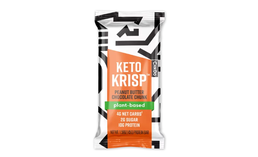 Keto Krisp expands plant-based line with launch of Peanut Butter Chocolate Chunk bars