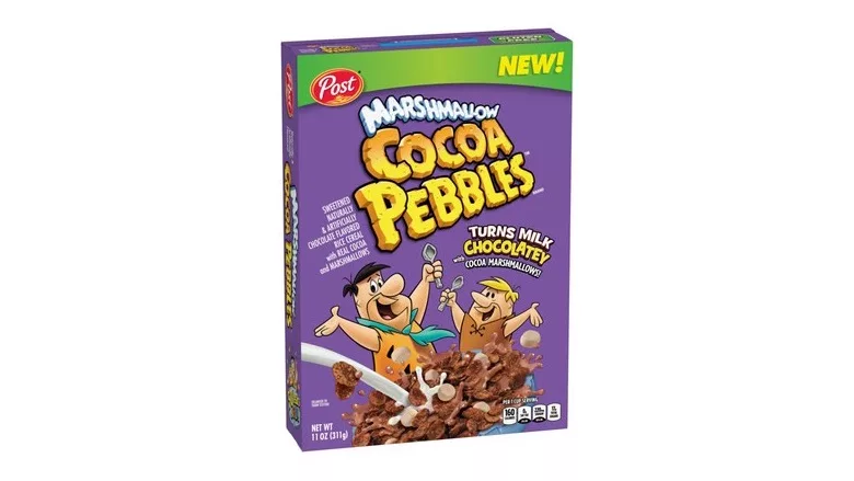 PEBBLES Shake Ups! cereal snack mixes and Marshmallow Cocoa PEBBLES