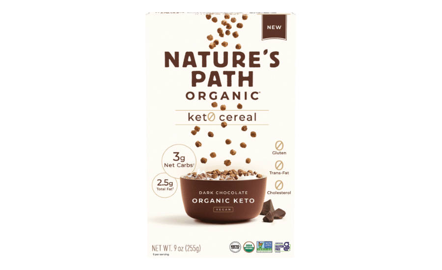 Nature's Path low-carb, keto-certified cereal and granola