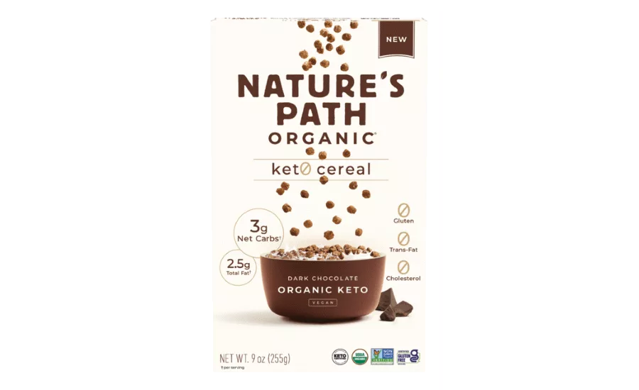 Nature's Path low-carb, keto-certified cereal and granola