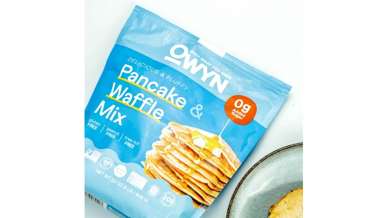 OWYN gluten-free, vegan pancakes and waffles mix