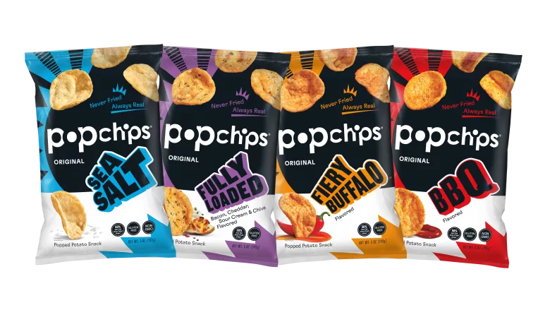 popchips rebrands its packaging, launches flavor-forward innovations