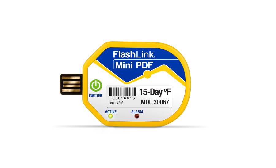 DeltaTrak FlashLink Mini PDF In-Transit Logger
