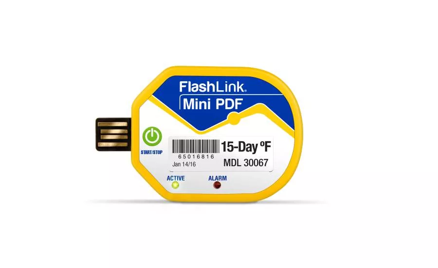 DeltaTrak FlashLink Mini PDF In-Transit Logger