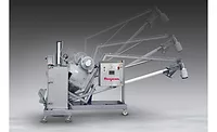 Flexicon mobile sanitary conveyor bag dump system